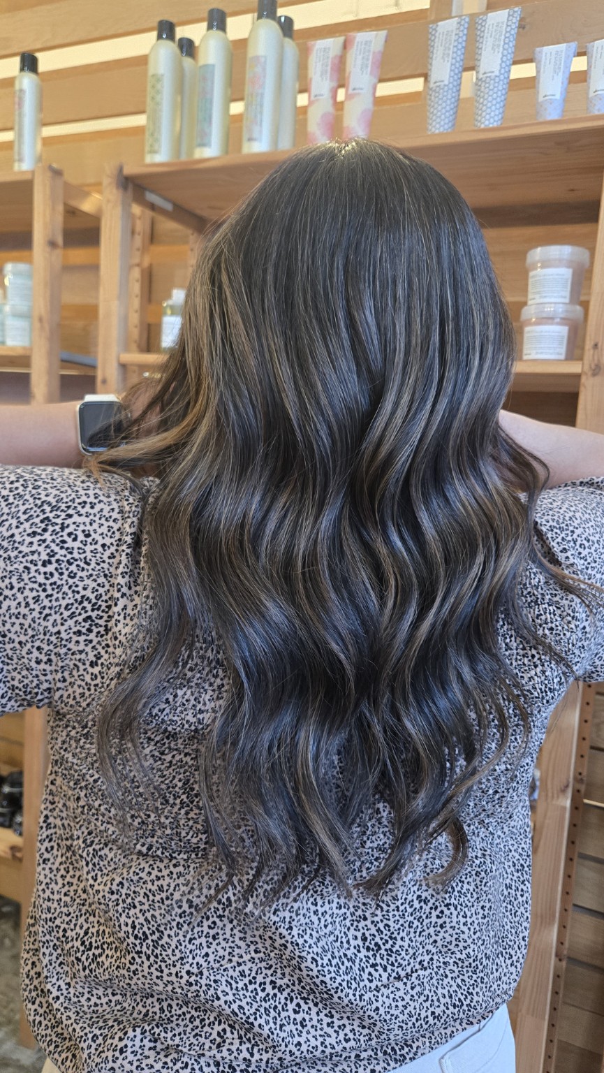 Dimensional brunette balayage hair by BLENDEDHUESATX in Austin, Texas